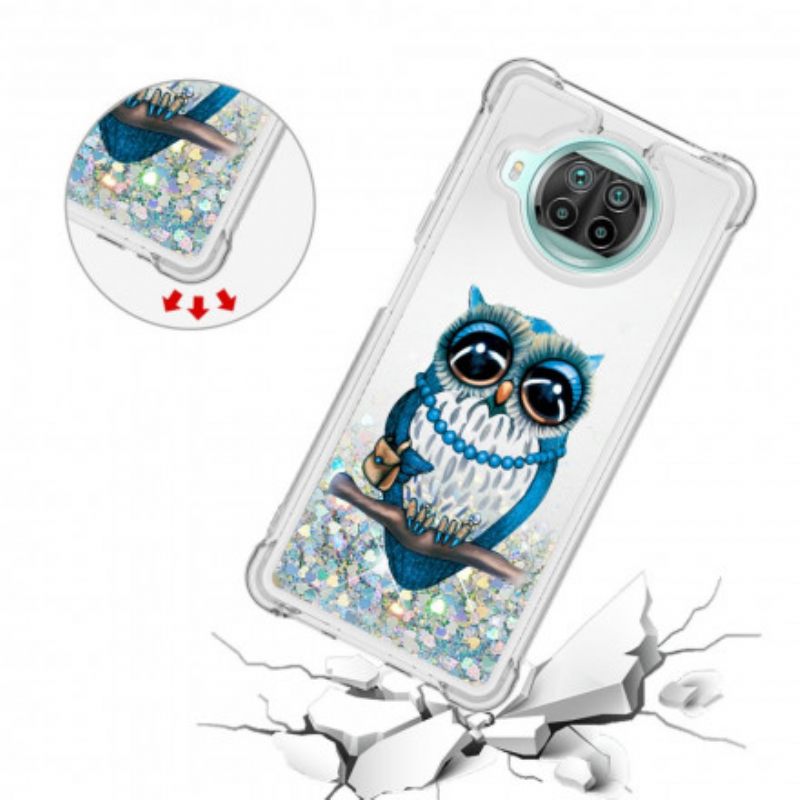 θηκη κινητου Xiaomi Redmi Note 9 Pro 5G Miss Owl Sequins