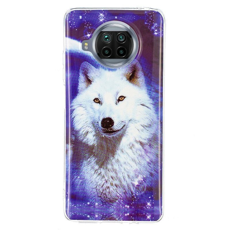 θηκη κινητου Xiaomi Redmi Note 9 Pro 5G Σειρά Fluorescent Wolf