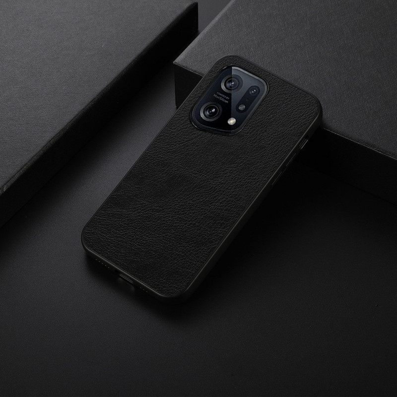 Θήκη Oppo Find X5 Litch Leather Styling