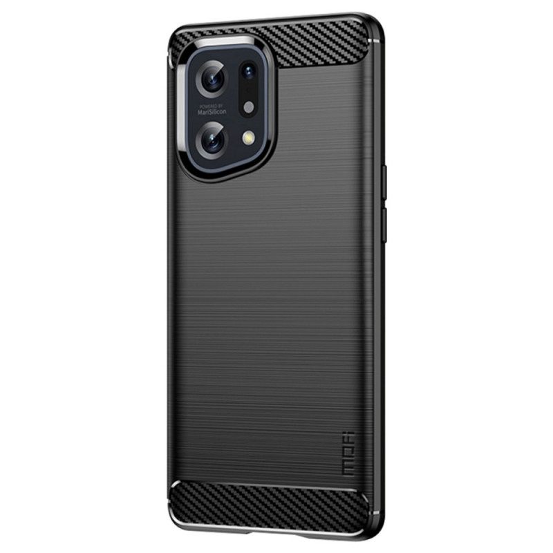 Θήκη Oppo Find X5 Mofi Brushed Carbon Fiber