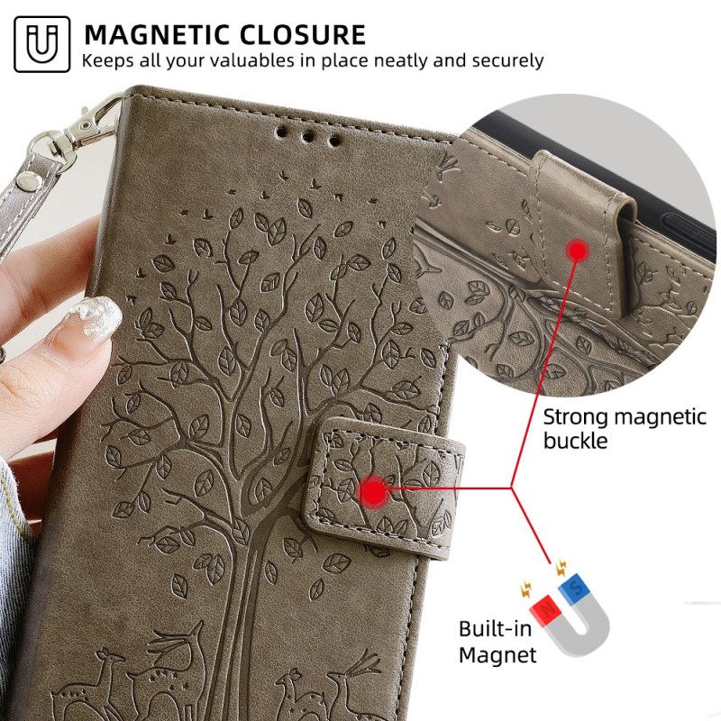 Δερματινη Θηκη Realme 12 Plus 5g Strap Deer