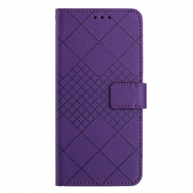 Θηκη Κινητου Honor X9b / Magic 6 Lite Θήκες Κινητών Litchi Texture Diamond Pattern