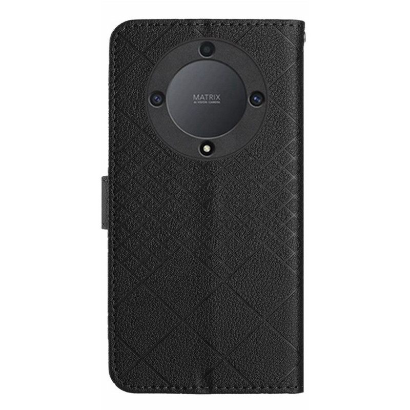 Θηκη Κινητου Honor X9b / Magic 6 Lite Θήκες Κινητών Litchi Texture Diamond Pattern