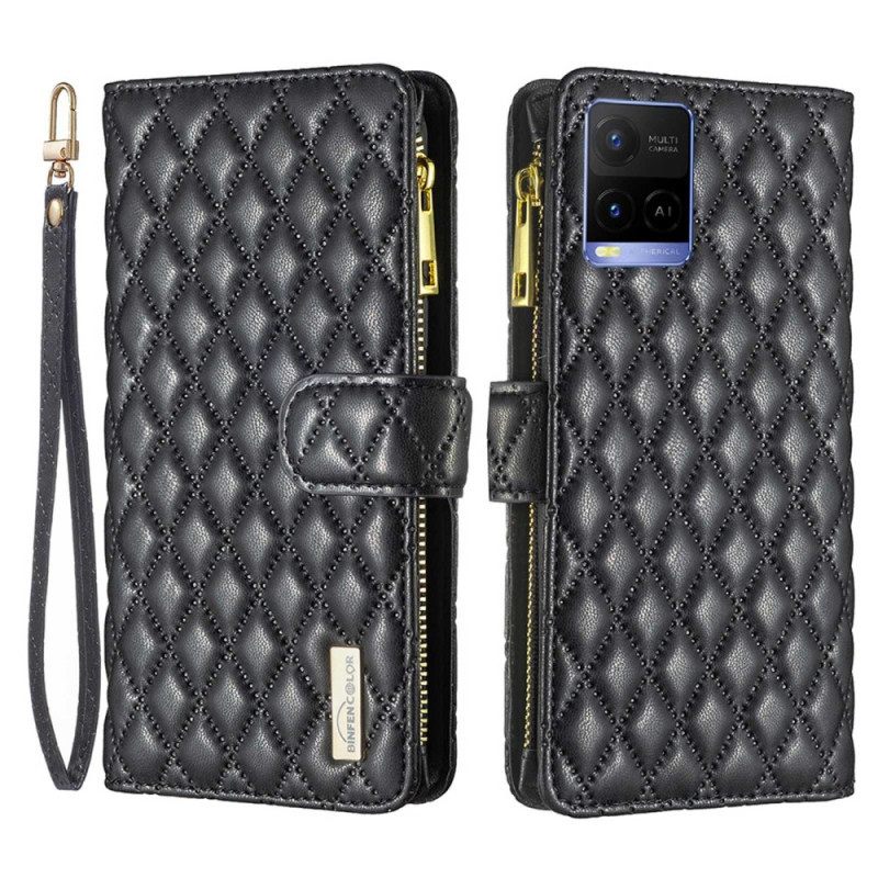 Θήκη Flip Vivo Y33s Binfen Color Style Quilted