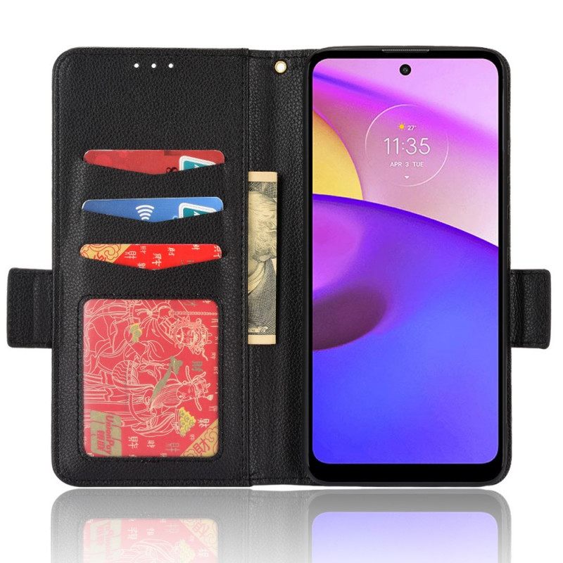 δερματινη θηκη Moto E40 / E30 / E20 Θήκη Flip Flap Διπλό Νέα Χρώματα