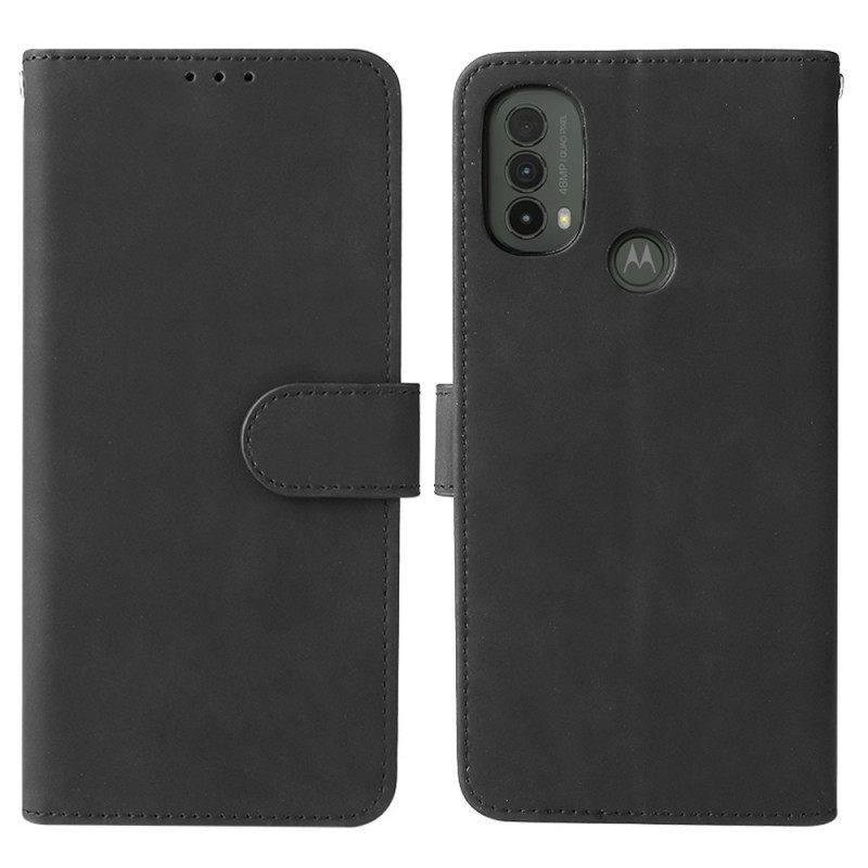 Θήκη Flip Moto E40 / E30 / E20 Skin Touch