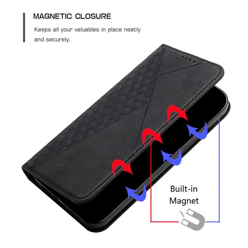 θηκη κινητου Moto E40 / E30 / E20 Θήκη Flip Εφέ Geo Leather