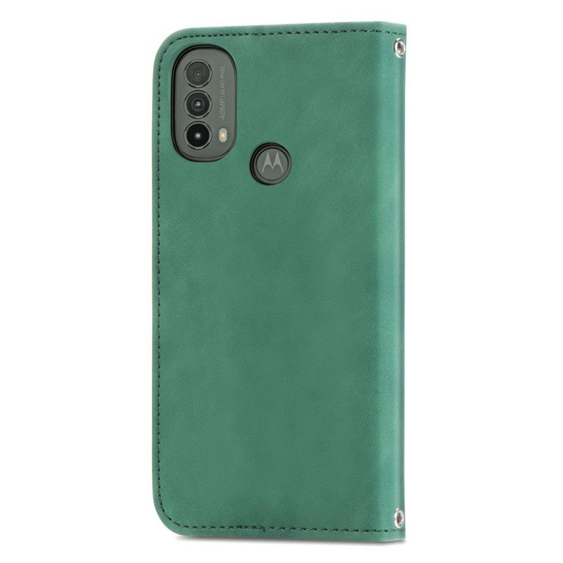 θηκη κινητου Moto E40 / E30 / E20 Θήκη Flip Skin-touch Design