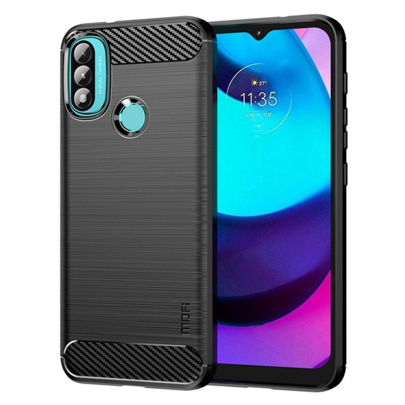 Θήκη Moto E40 / E30 / E20 Mofi Brushed Carbon Fiber