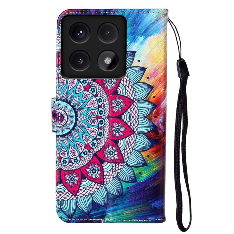 Δερματινη Θηκη Xiaomi 14t Mandala Premium