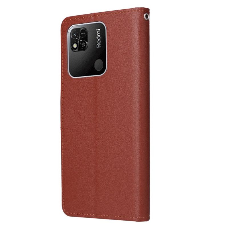 δερματινη θηκη Xiaomi Redmi 10A με κορδονι Strappy Classic