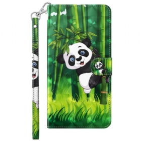 Κάλυμμα Xiaomi Redmi 10A με κορδονι Bamboo Panda Με Κορδόνι