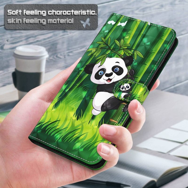 Κάλυμμα Xiaomi Redmi 10A με κορδονι Bamboo Panda Με Κορδόνι