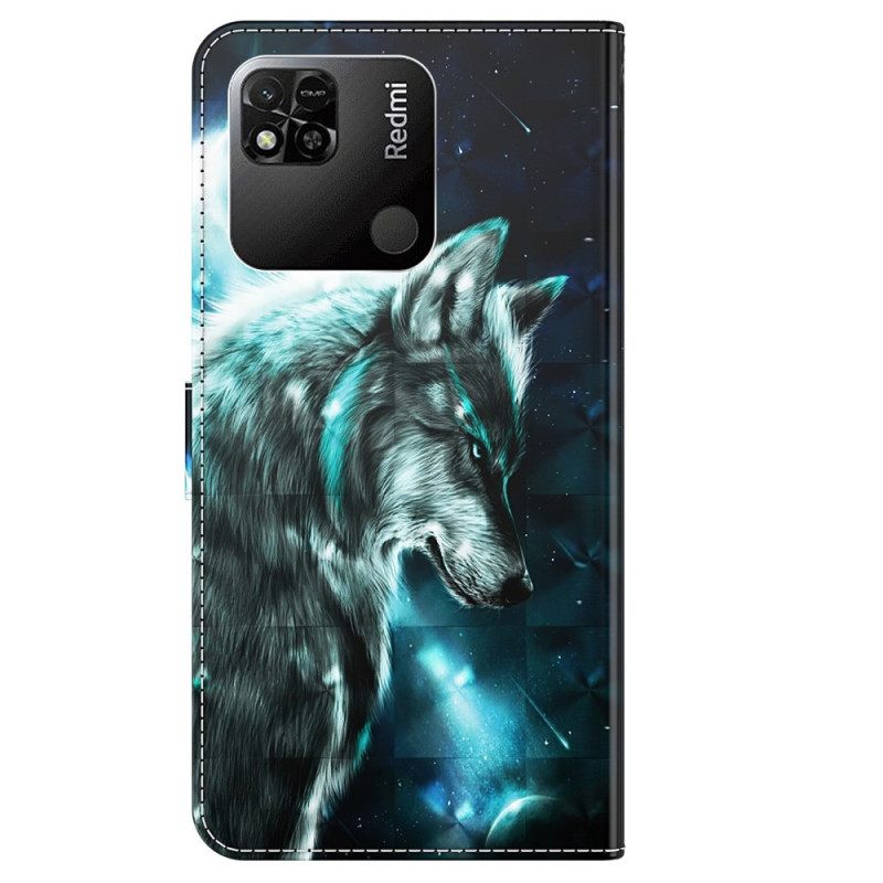 Κάλυμμα Xiaomi Redmi 10A με κορδονι Lanyard Wolf