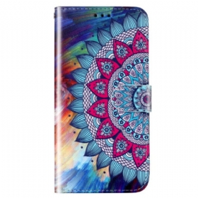 Κάλυμμα Xiaomi Redmi 10A με κορδονι Πολύχρωμο Strappy Mandala