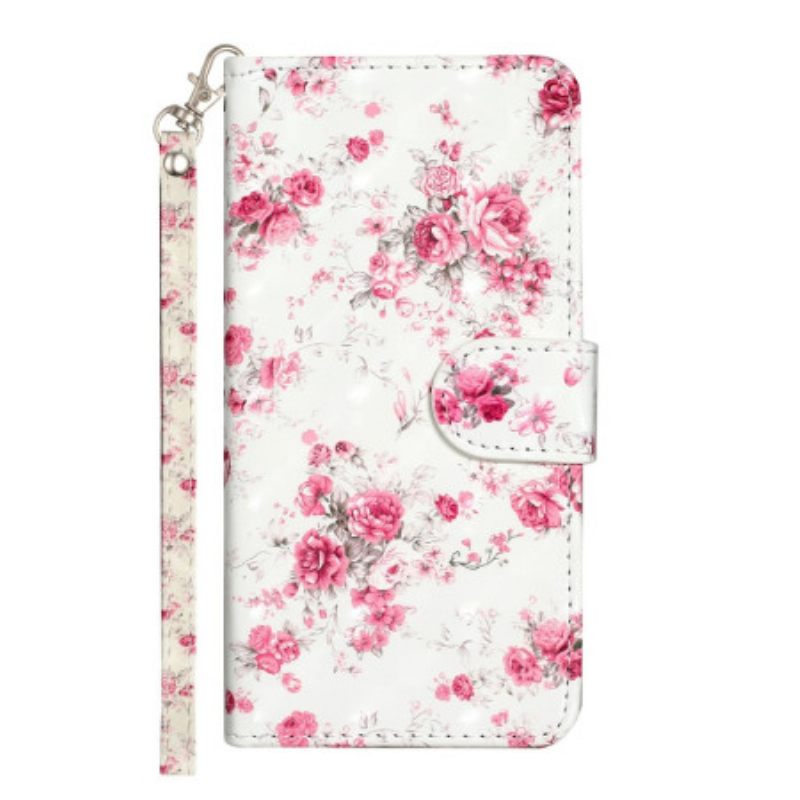 Κάλυμμα Xiaomi Redmi 10A με κορδονι Strap Liberty Flowers