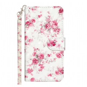 Κάλυμμα Xiaomi Redmi 10A με κορδονι Strap Liberty Flowers