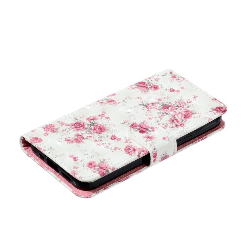 Κάλυμμα Xiaomi Redmi 10A με κορδονι Strap Liberty Flowers