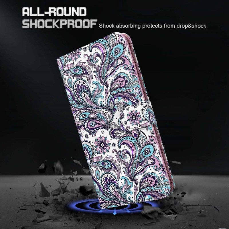 Κάλυμμα Xiaomi Redmi 10A με κορδονι Strappy Paisley Pattern