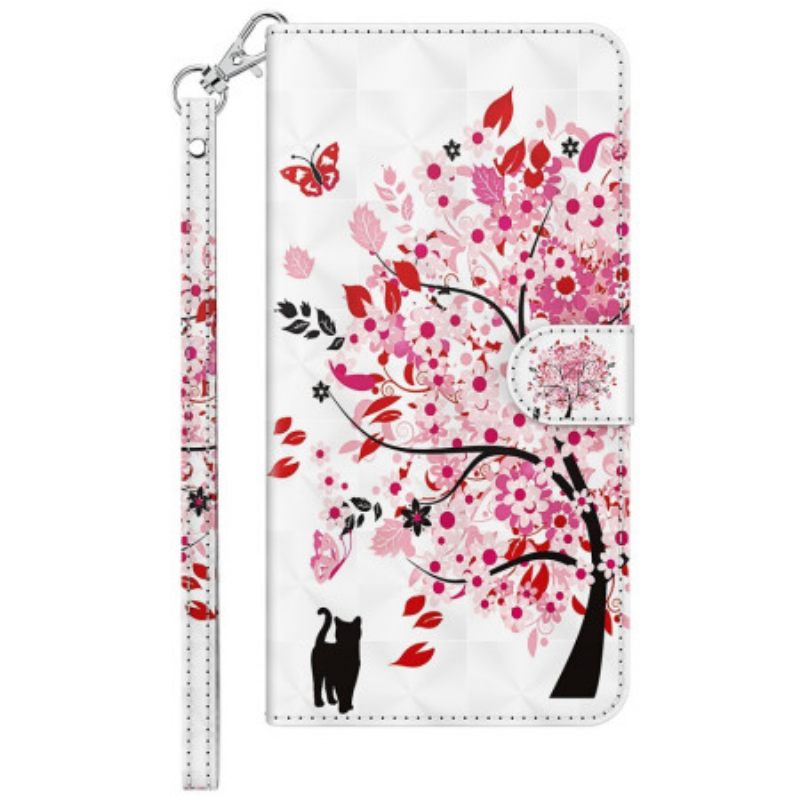 Κάλυμμα Xiaomi Redmi 10A με κορδονι Strappy Rose Tree