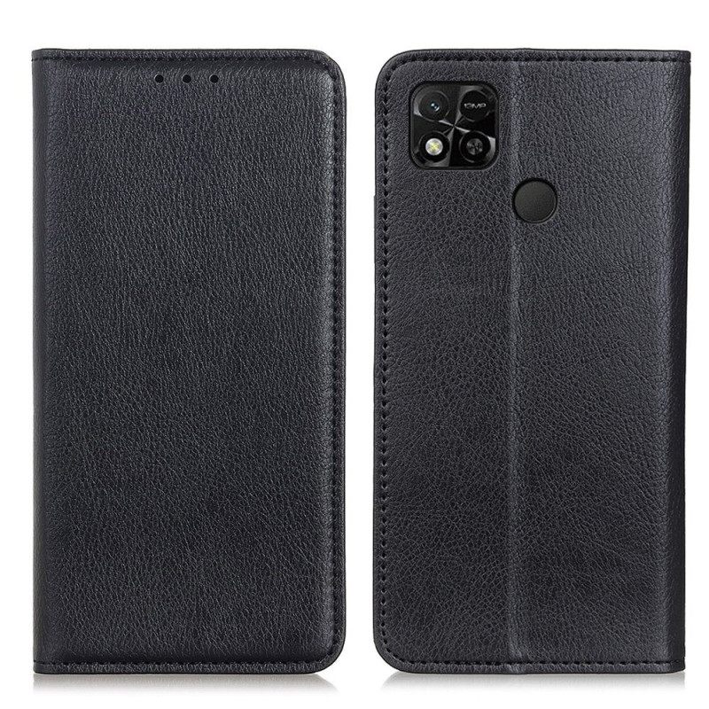 θηκη κινητου Xiaomi Redmi 10A Θήκη Flip Lychee Split Leather Texture