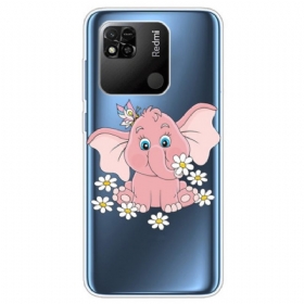 Θήκη Xiaomi Redmi 10A Άνευ Ραφής Ροζ Ελέφαντας