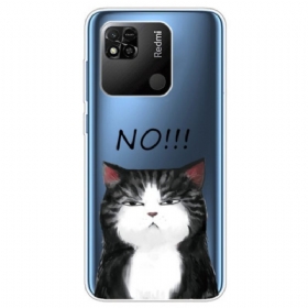Θήκη Xiaomi Redmi 10A Διαφανής Γάτα Αρ