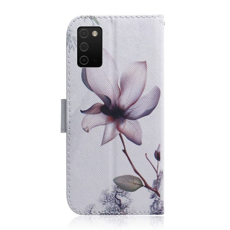 Κάλυμμα Samsung Galaxy A03s Flower Dusty Pink