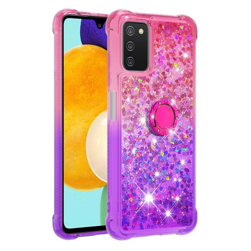 Θήκη Samsung Galaxy A03s Glitter Ring-bracket