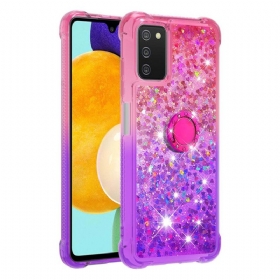 Θήκη Samsung Galaxy A03s Glitter Ring-bracket