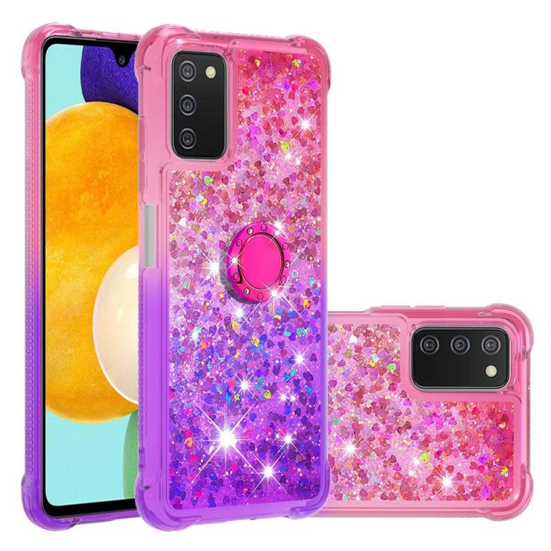 Θήκη Samsung Galaxy A03s Glitter Ring-bracket