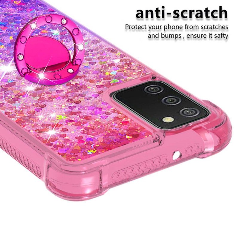 Θήκη Samsung Galaxy A03s Glitter Ring-bracket