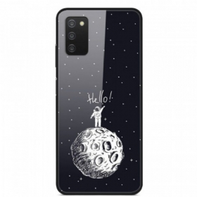 Θήκη Samsung Galaxy A03s Hello Moon Tempered Glass