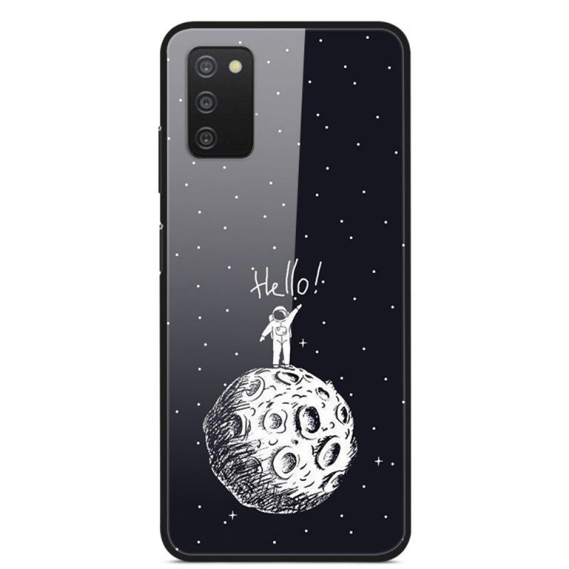 Θήκη Samsung Galaxy A03s Hello Moon Tempered Glass