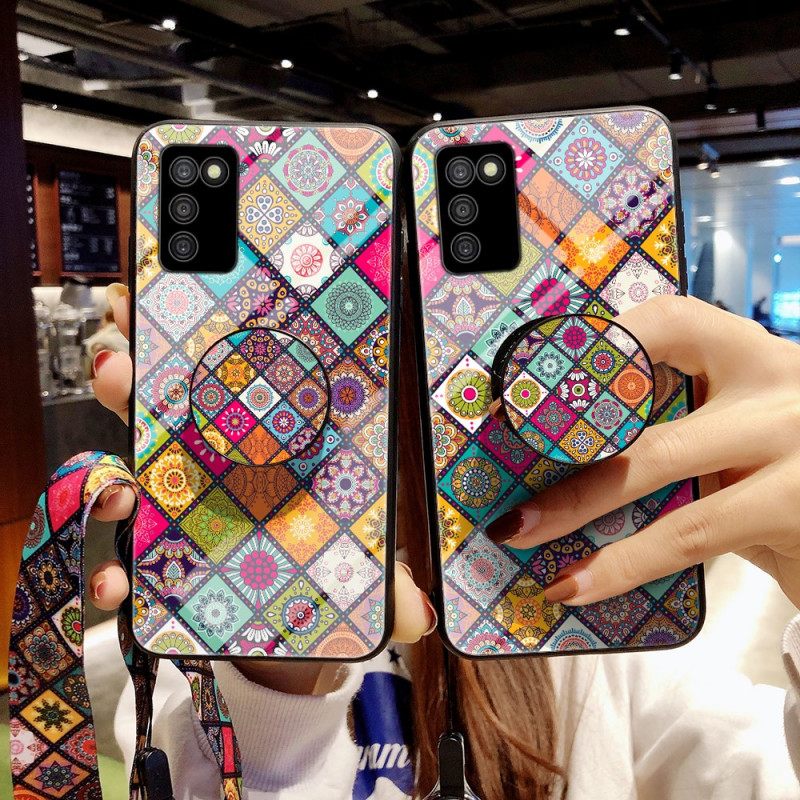 Θήκη Samsung Galaxy A03s Μαγνητική Θήκη Patchwork