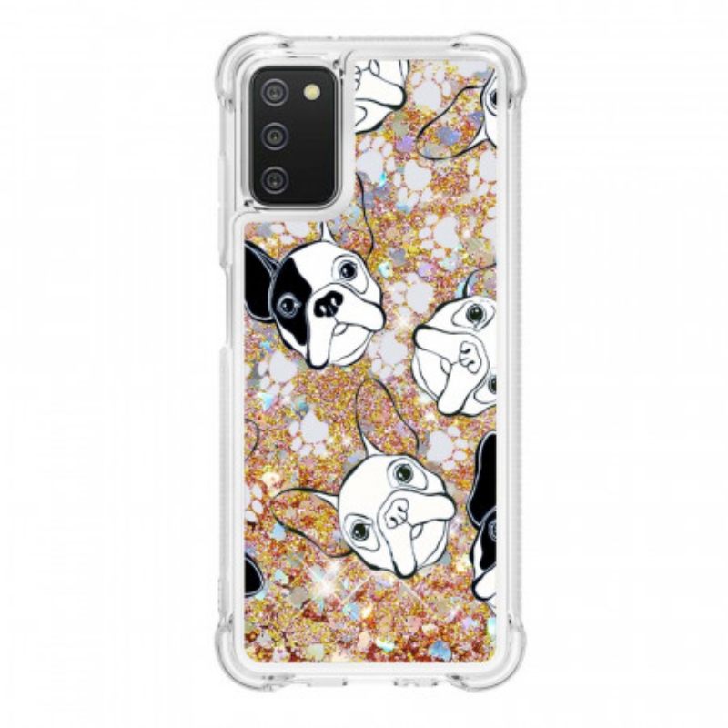 Θήκη Samsung Galaxy A03s Mr Dog Sequins