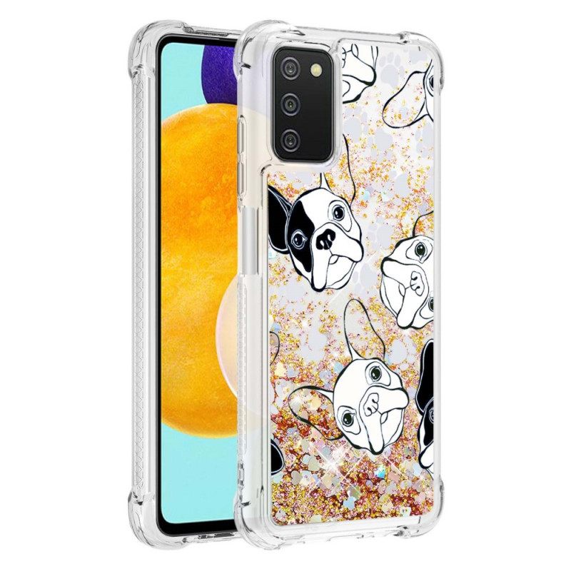 Θήκη Samsung Galaxy A03s Mr Dog Sequins