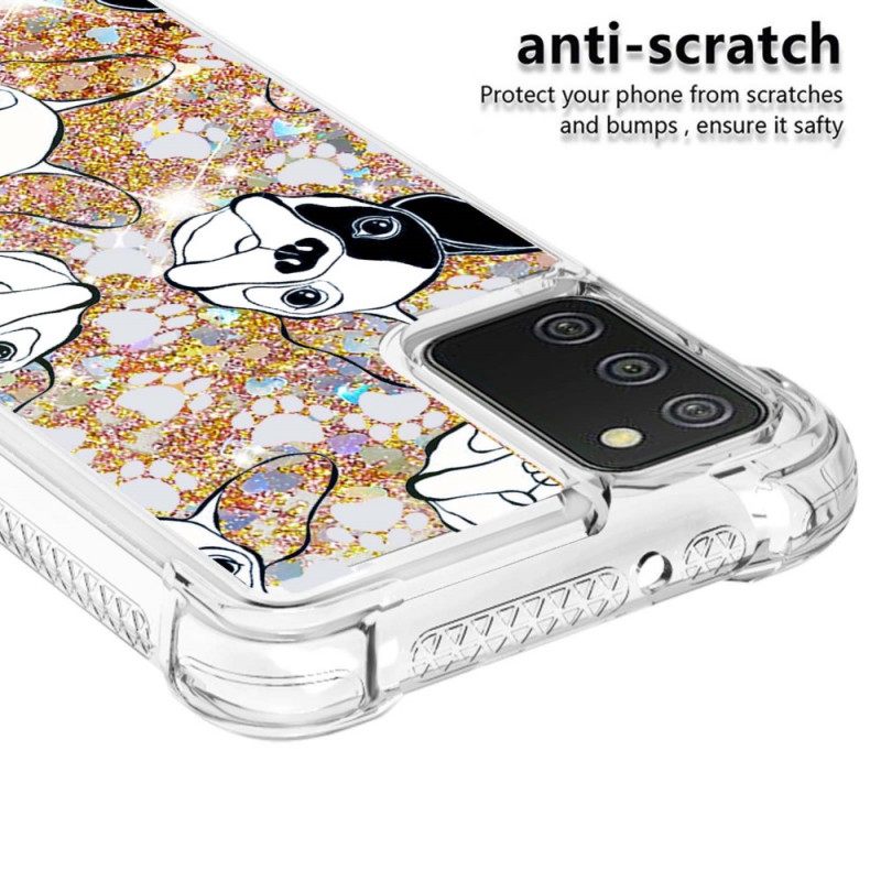 Θήκη Samsung Galaxy A03s Mr Dog Sequins