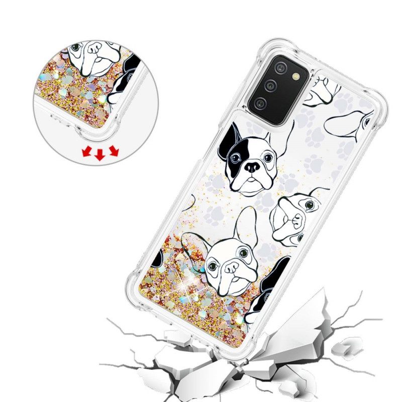 Θήκη Samsung Galaxy A03s Mr Dog Sequins