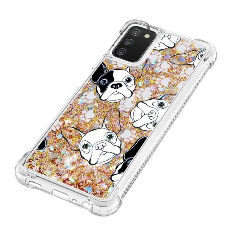 Θήκη Samsung Galaxy A03s Mr Dog Sequins