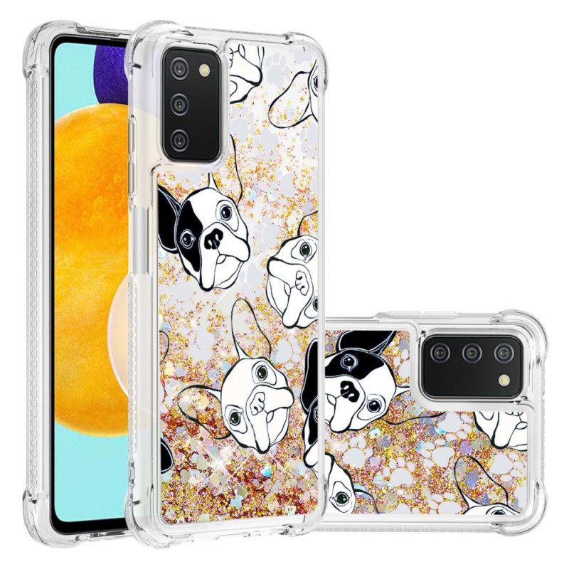 Θήκη Samsung Galaxy A03s Mr Dog Sequins