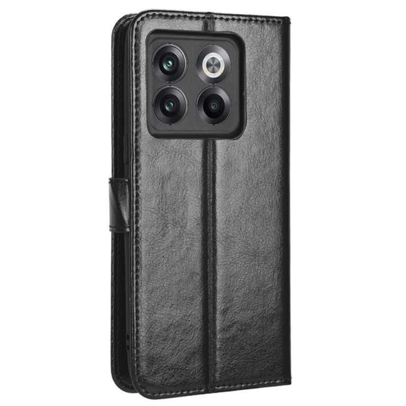 δερματινη θηκη OnePlus 10T 5G με κορδονι Faux Leather Flashy Με Λουράκι