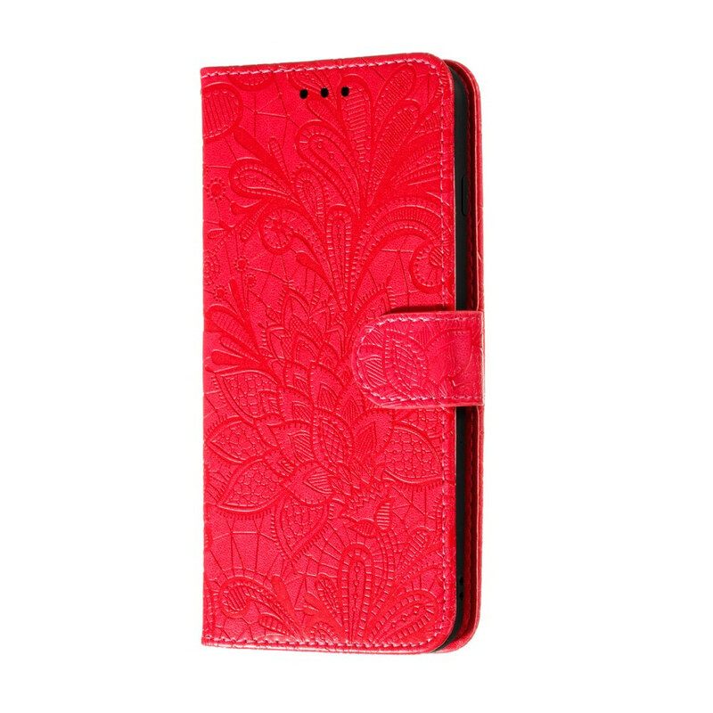 Κάλυμμα Samsung Galaxy A31 με κορδονι Strap Tribal Flowers