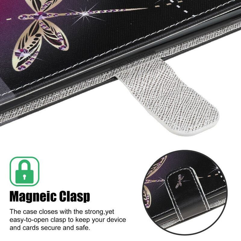 Κάλυμμα Samsung Galaxy A31 με κορδονι Strappy Dragonflies