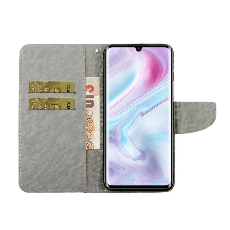 Θήκη Flip Samsung Galaxy A31 Πεταλούδες Floral Lanyard