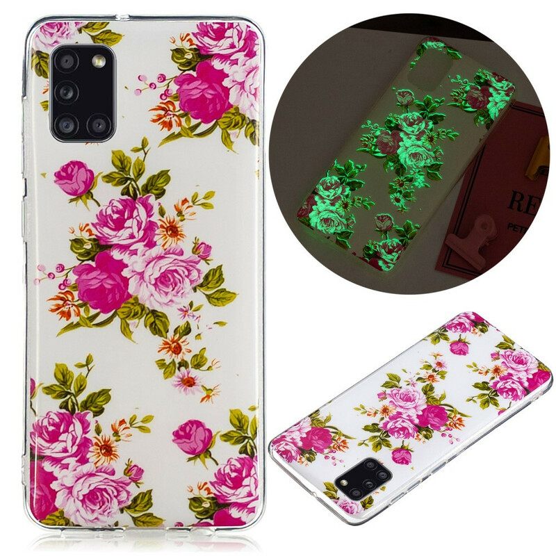 θηκη κινητου Samsung Galaxy A31 Fluorescent Liberty Flowers