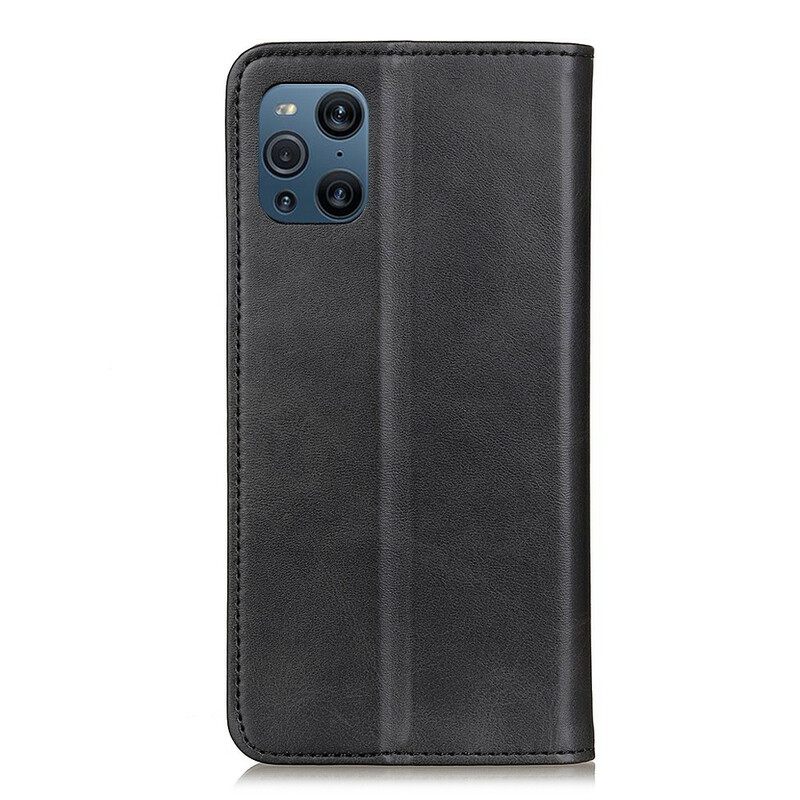 θηκη κινητου Oppo Find X3 Pro Θήκη Flip Split Leather