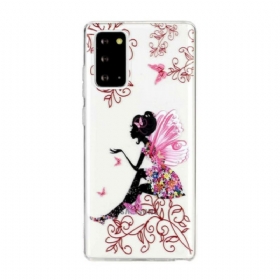 θηκη κινητου Samsung Galaxy Note 20 Διάφανη Νεράιδα Λουλουδιών