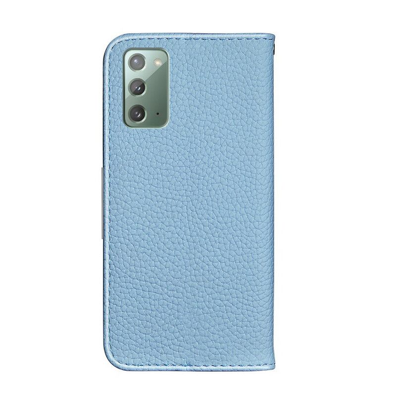 θηκη κινητου Samsung Galaxy Note 20 Θήκη Flip Faux Leather Litchi Ultra Chic