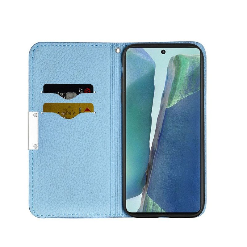 θηκη κινητου Samsung Galaxy Note 20 Θήκη Flip Faux Leather Litchi Ultra Chic